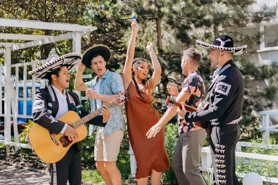 Dancers celebrating Mexican culture