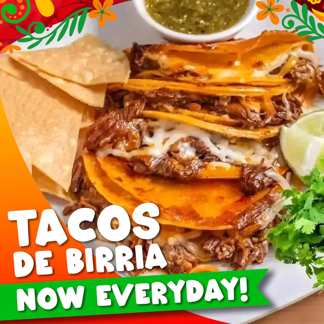Tacos de Birria now available every day at Fiesta Market & Restaurant in Calgary