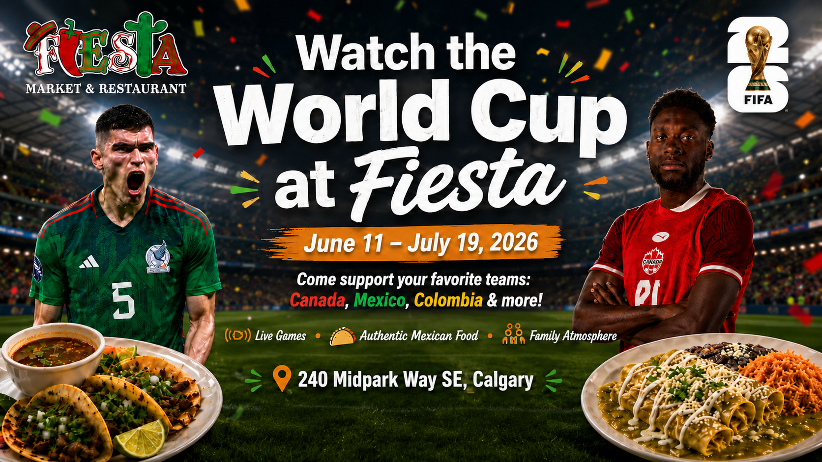 World Cup at Fiesta Market & Restaurant