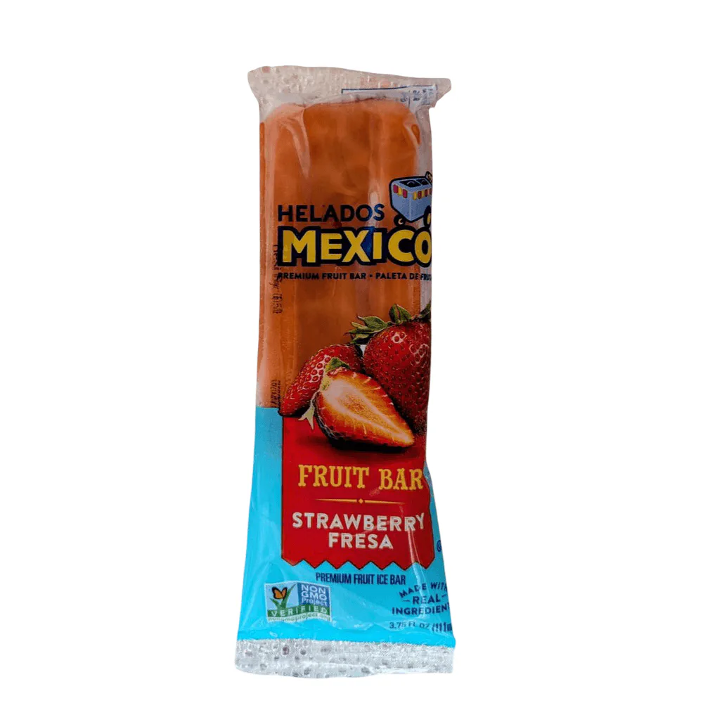Paleta Fresa Mexico Mexican strawberry ice pop frozen treat