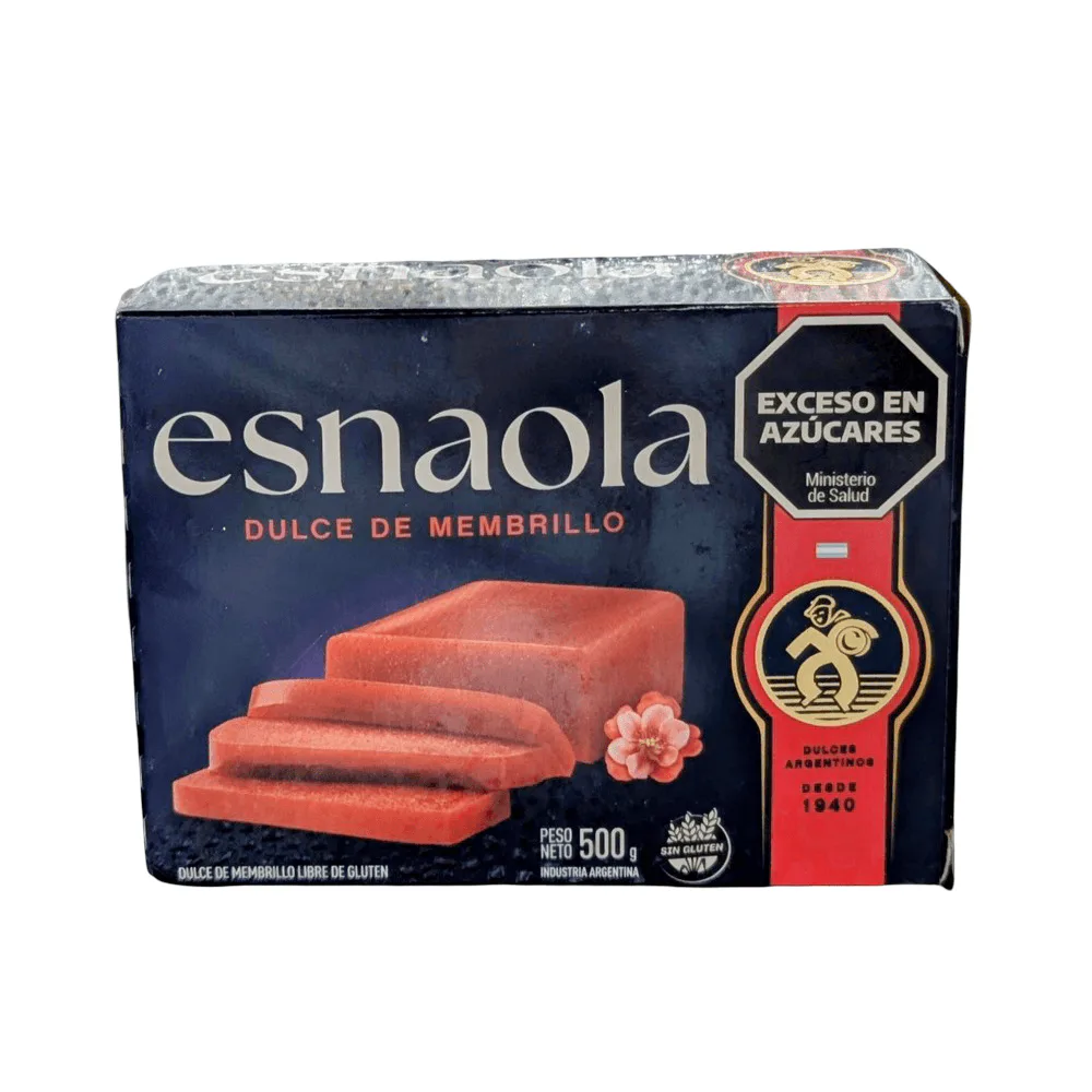 Esnaola Dulce de Membrillo 500g quince paste for Latin desserts and snacks