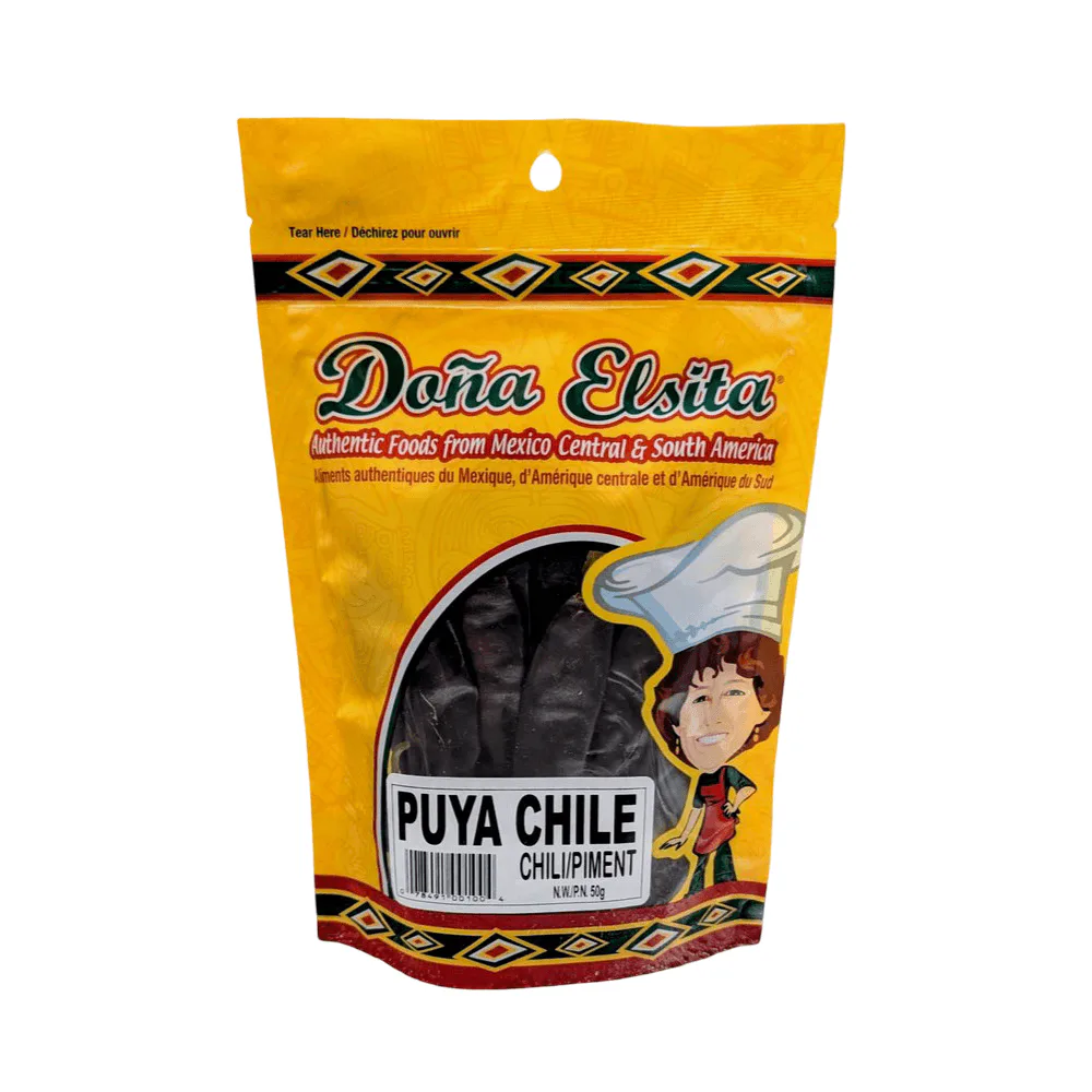 Chile Puya Seco Dona Elsita 50g dried puya peppers for authentic Mexican cooking
