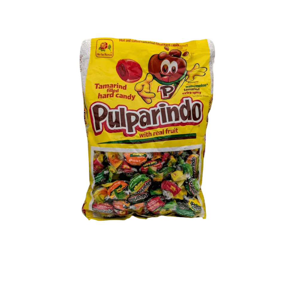 Pulparindo Hard Candy 68 piece Mexican tamarind candy bag