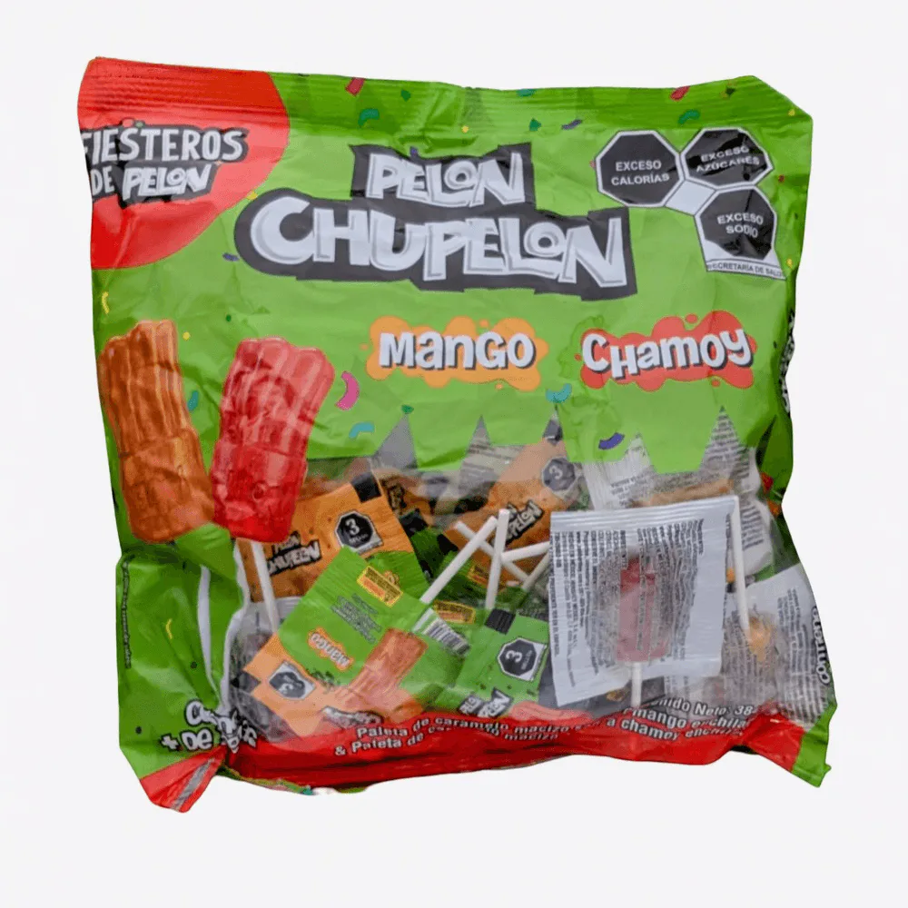 Pelón Chupelón 30 piece Mexican tamarind candy bag