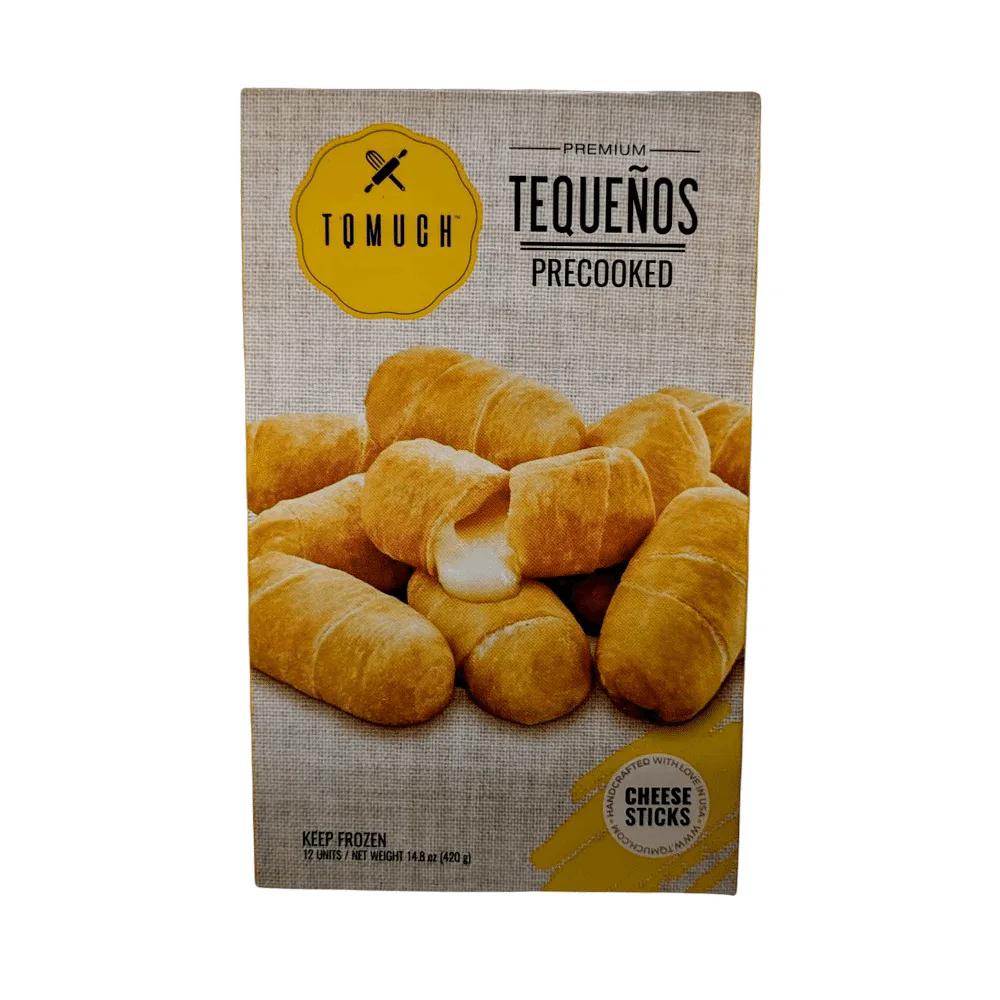 Tequenos Precooked TQMUCH 12ct Venezuelan cheese sticks for snacks and appetizers