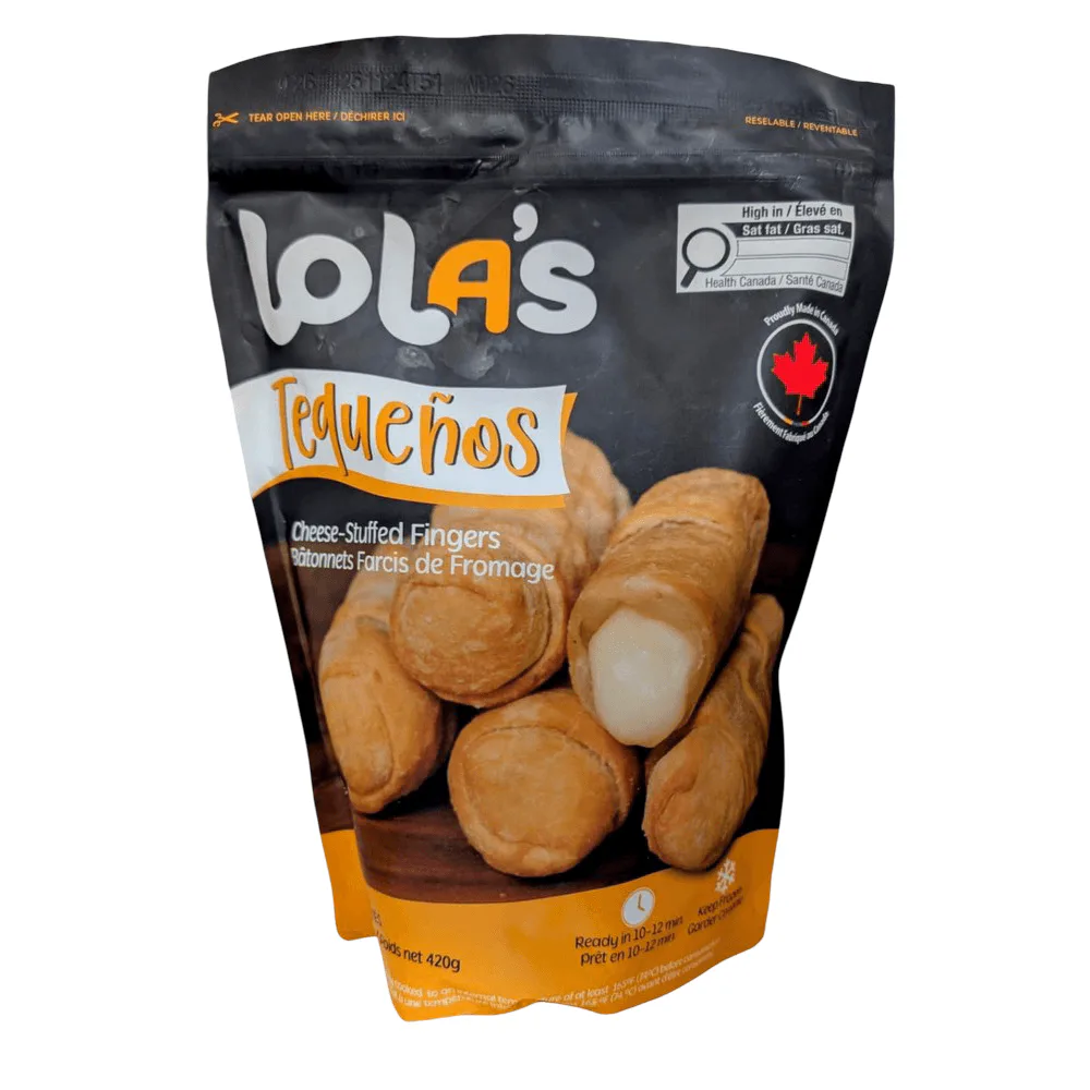 Tequenos Lolas 12pcs 420g Venezuelan cheese sticks for snacks and appetizers