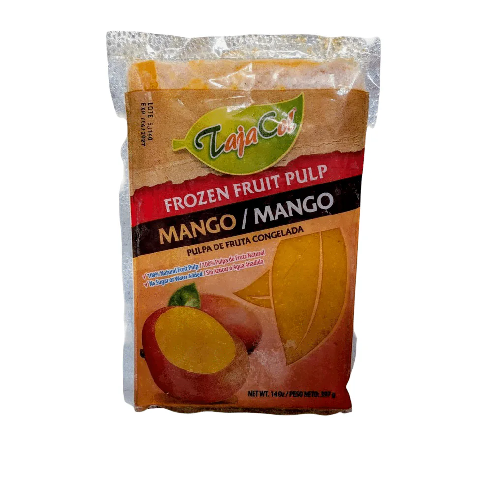 Mango Pulp Taja Col 397g frozen mango pulp for juices smoothies desserts and Latin recipes