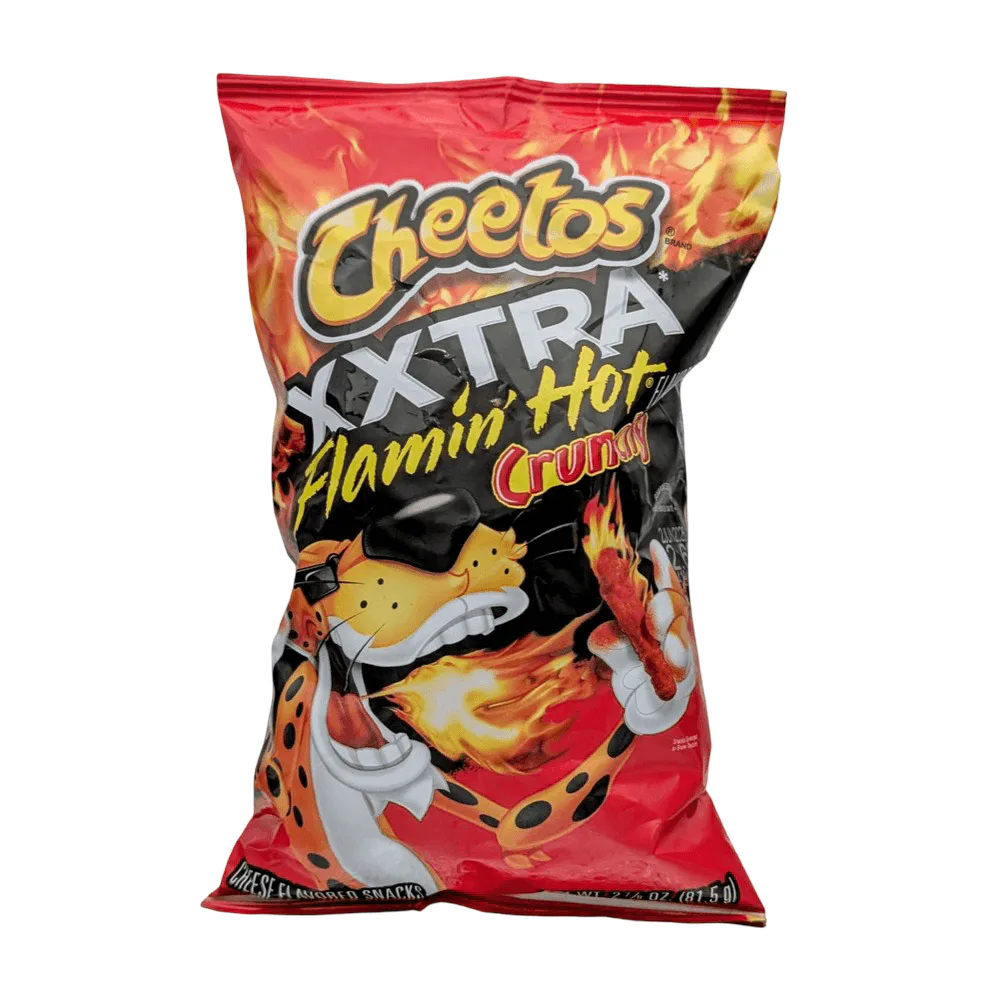 Cheetos XXTRA Flamin Hot 81.5g spicy snack