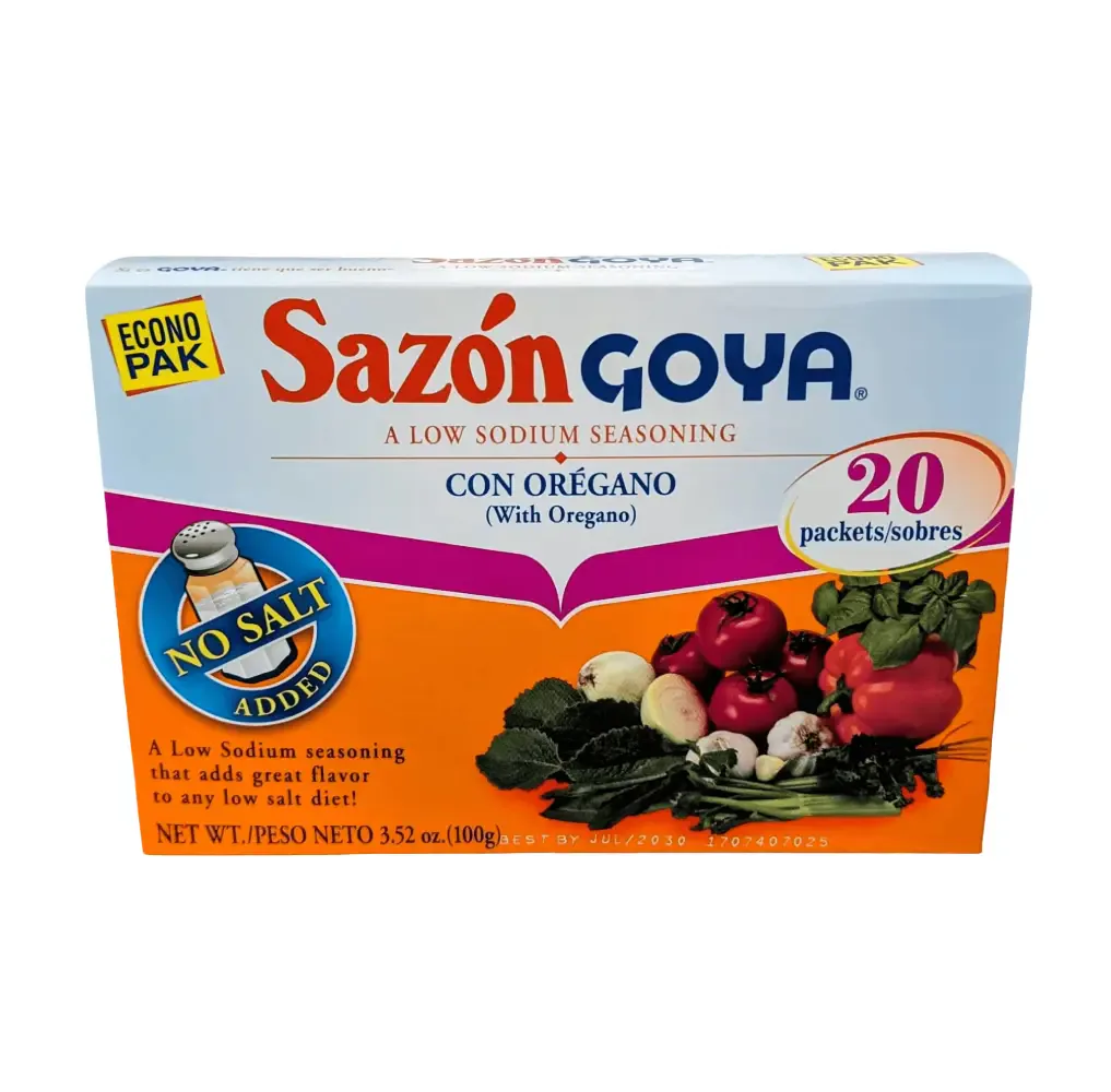 Goya Sazón Low Sodium with Oregano 100g seasoning