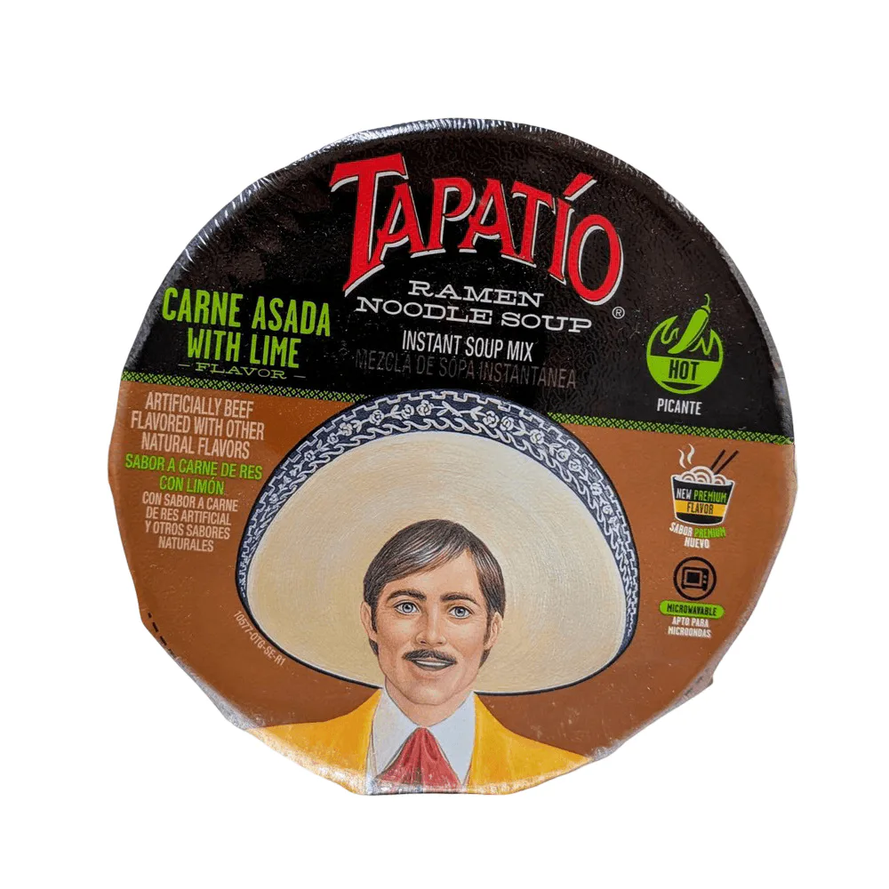 Tapatío Carne Asada w/Lime Ramen 110g