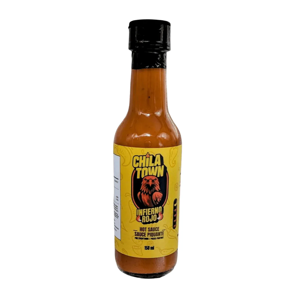 Chila Town Infierno Rojo Sauce 150ml spicy Mexican hot sauce
