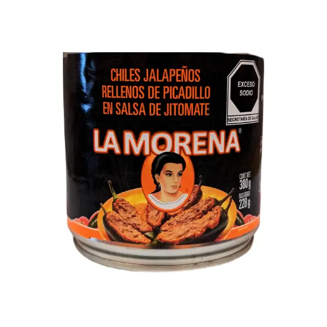 La Morena Chiles Jalapenos Rellenos Picadillo 380gr