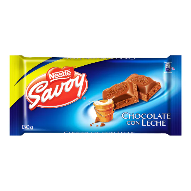 Chocolate con Leche Savoy Nestle 130gr