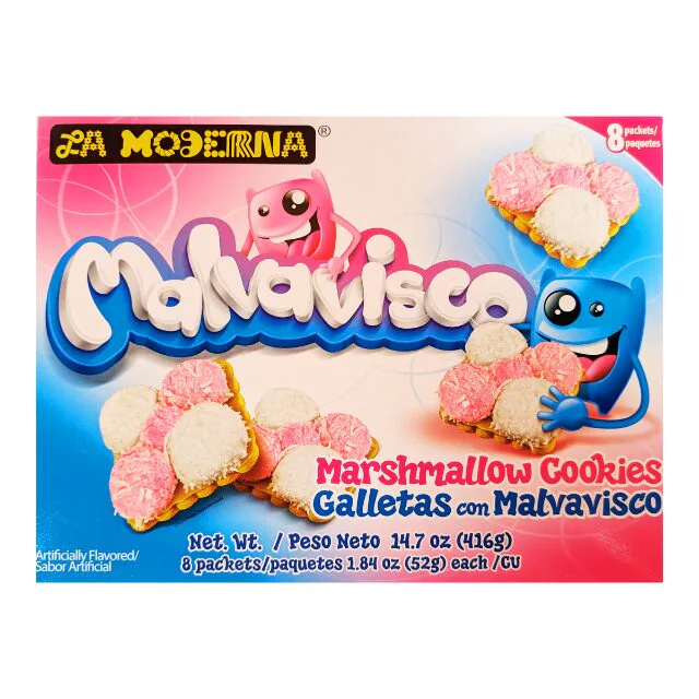 La Moderna Galletas Malvavisco 8 Packs 8.7oz (416gr)