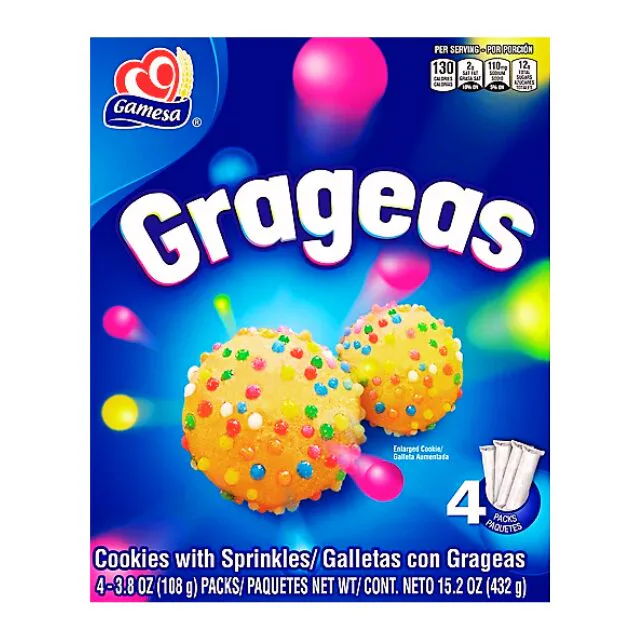Grageas Gamesa 4 Packs 15.2oz (432gr)