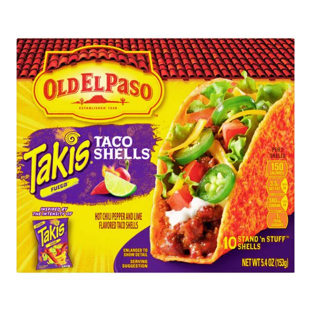 Taco Shells Takis Fuego 10pcs 5.4oz
