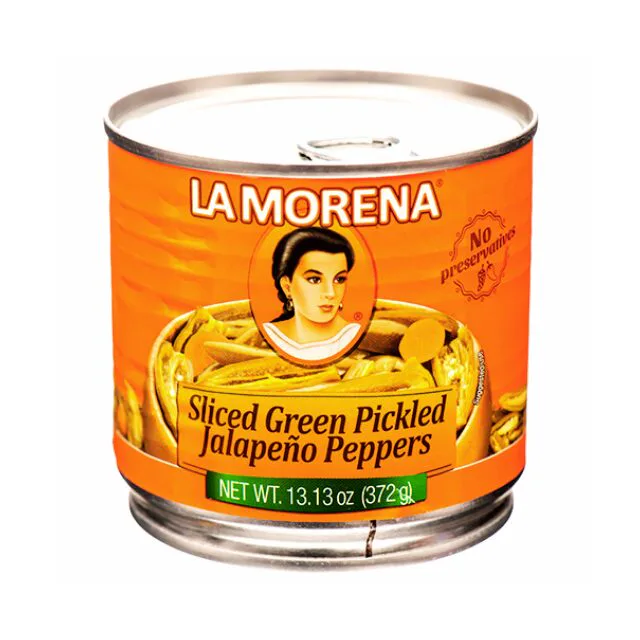 La Morena Sliced Green Pickled Jalapeno Peppers13oz