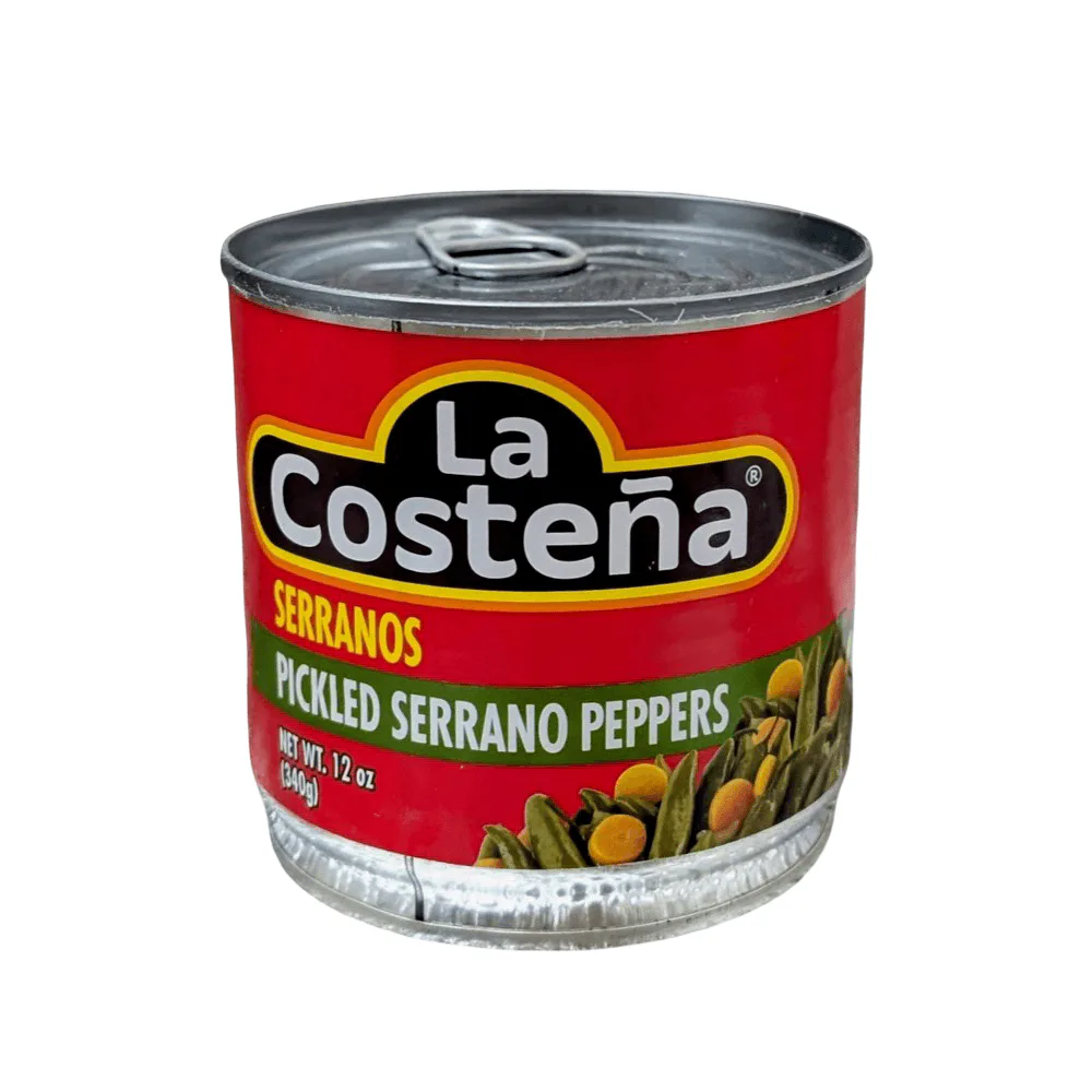 La Costeña Pickled Serrano Peppers 12oz 340g