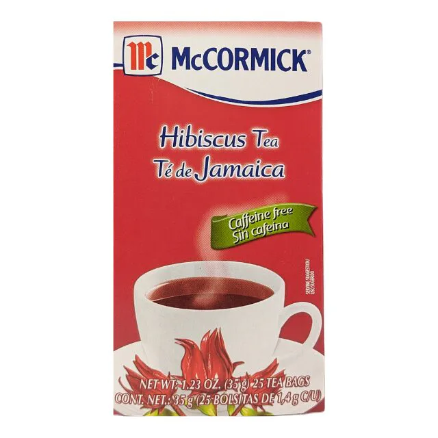 Te de Jamaica/Hibiscus Tea McCormick 25ct
