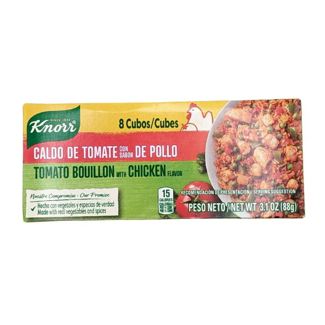 Knorr Caldo de Pollo 8 Cubos 3.1oz (88gr)