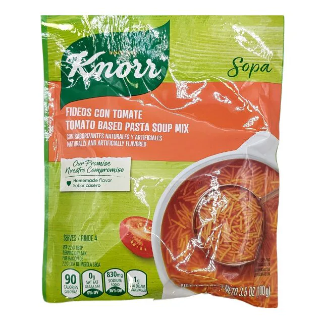 Knorr Sopa Instantanea Fideos con Tomate 3.5oz
