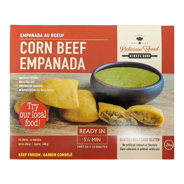 Empanadas Beef Delicioso Food Caja 15pcs 400gr