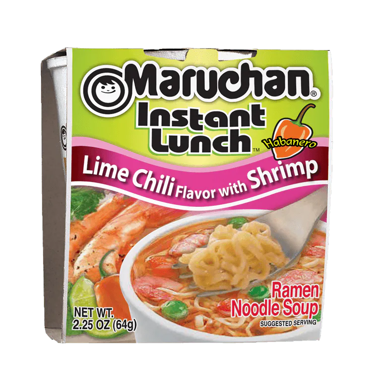 Maruchan Lime Chili w/Shrimp 2.25oz (64g)