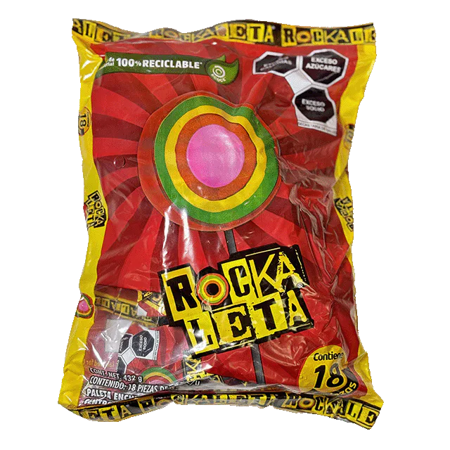 Rockaleta Bolsa 18pcs 432g