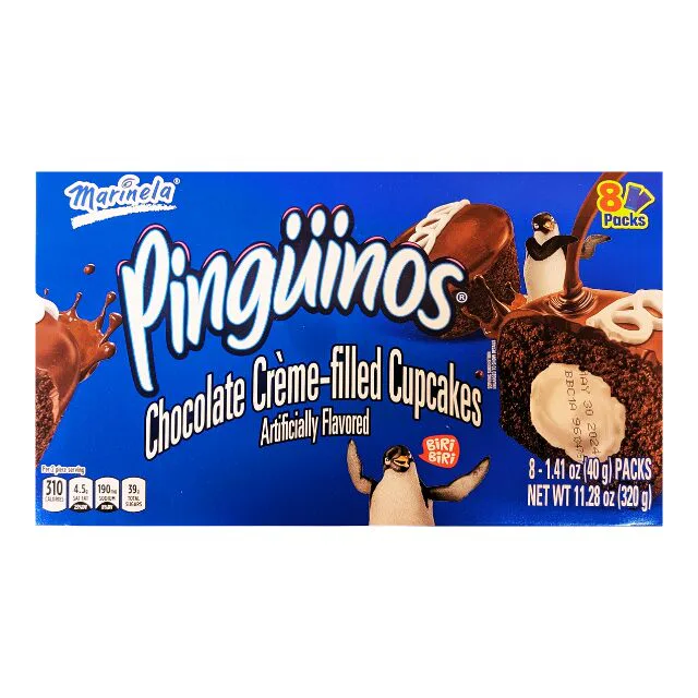 Pinguinos Marinela Caja 8 Packs 11.28oz (320gr)