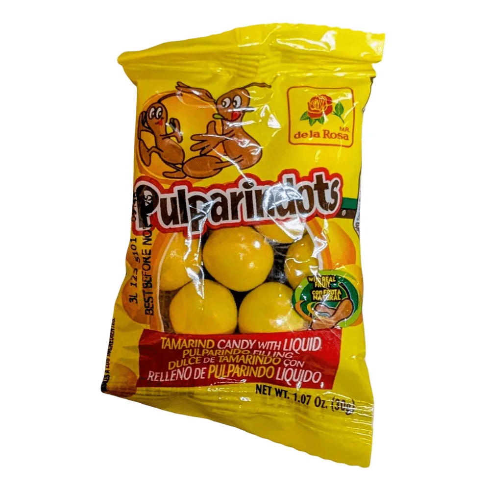 Pulparindot Individual 10pcs 30gr Mexican tamarind candy with sweet spicy chili flavour