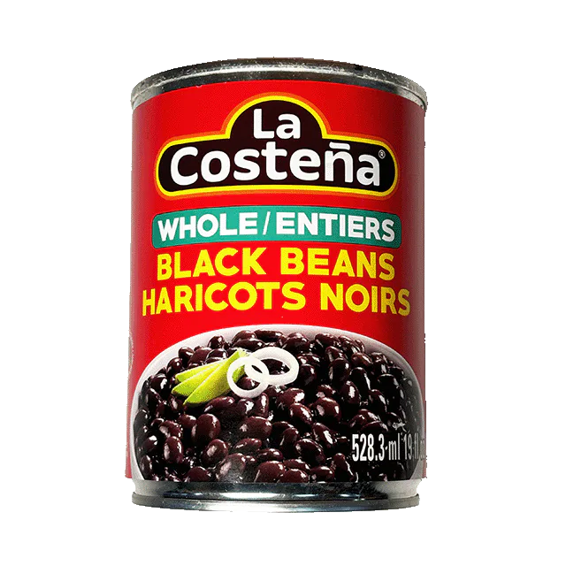 La Costena Whole Black Beans 19oz