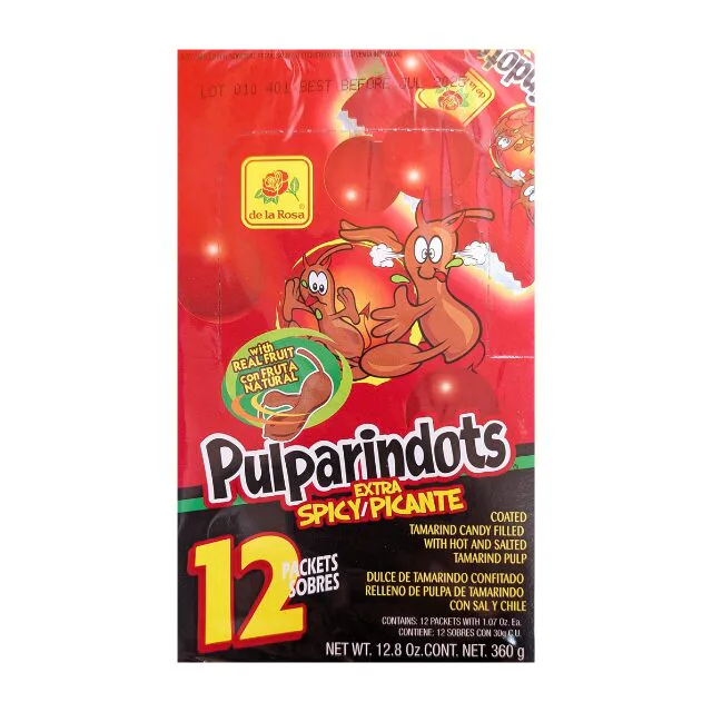 Pulparindots Extra Hot Caja c/12
