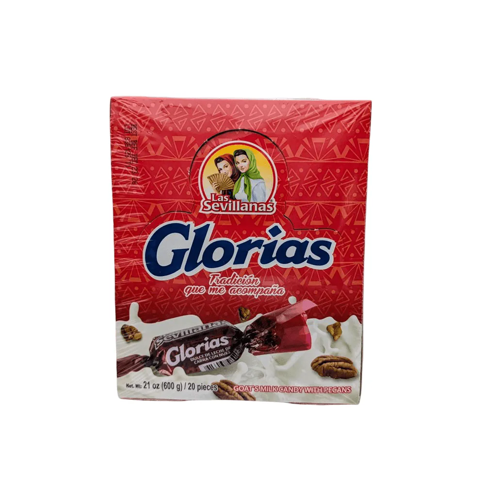 Glorias Las Sevillanas 20pcs 600g Mexican milk candy