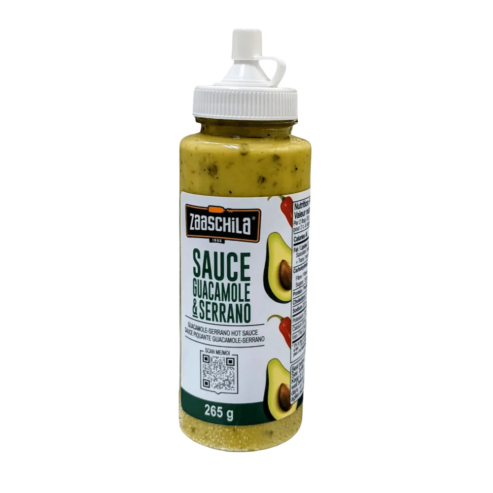 Zaaschila Guacamole & Serrano 265g sauce