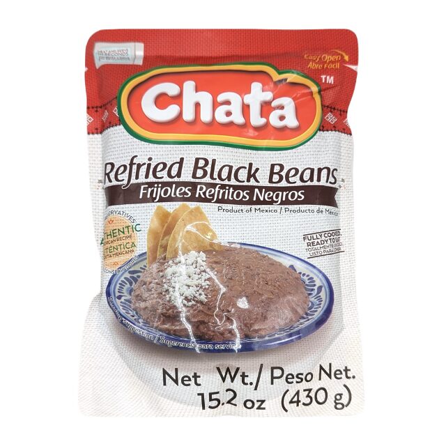 Chata Refried Black Beans