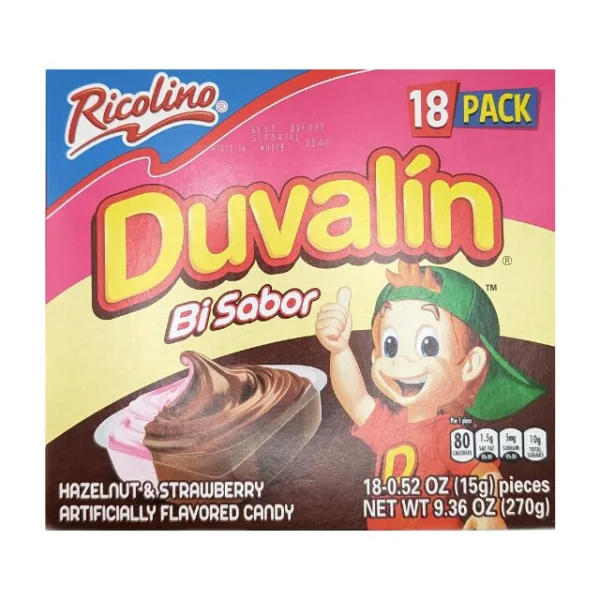 Duvalin BiSabor Hazelnut and Strawberry