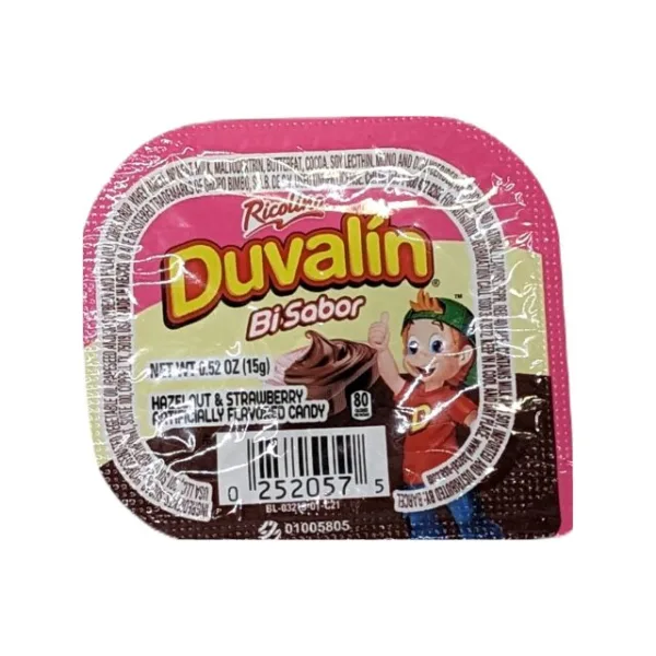 Duvalin BiSabor Hazelnut and Strawberry Individual