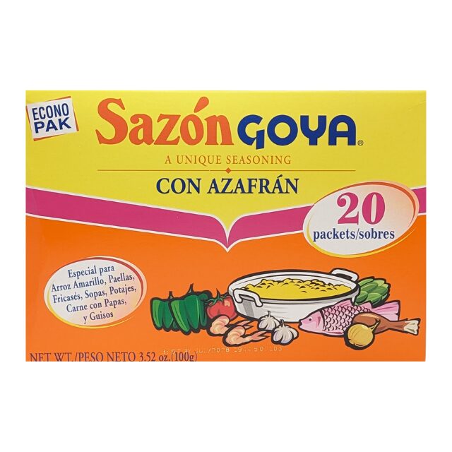 Goya Sazon con Azafran 20pcs