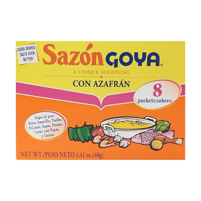 Goya Sazon con Azafran 8pcs