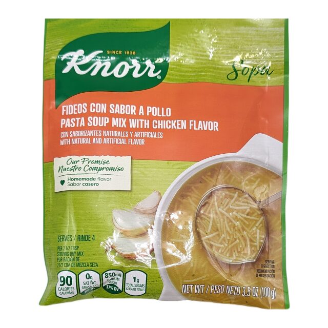 Knorr Fideos con Sabor a Pollo