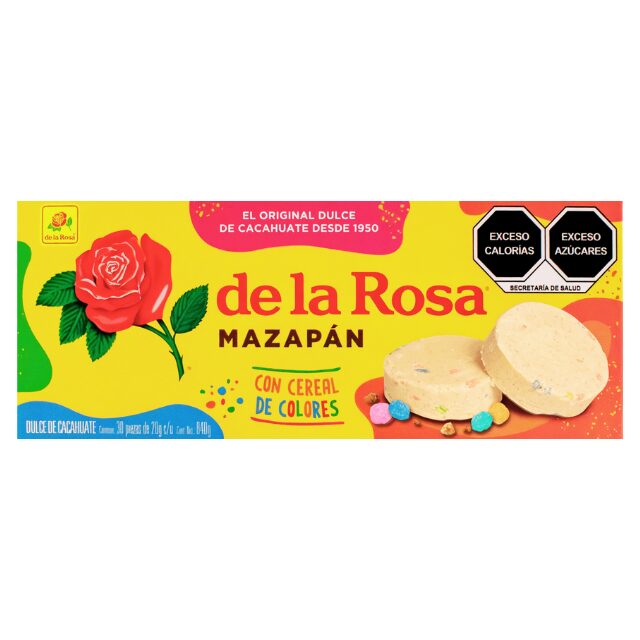 Mazapan con Cereal de Colores 30ct