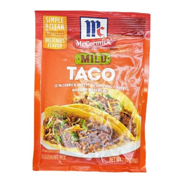 Taco Mild Seasoning McCorkmick