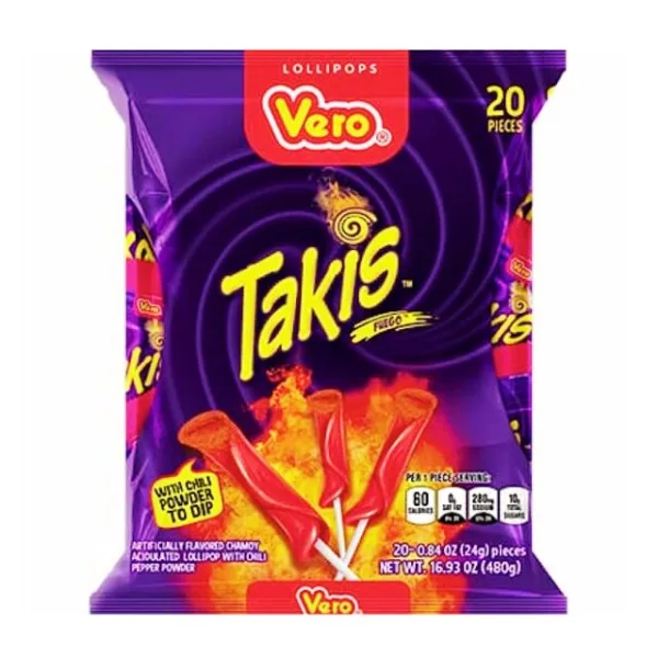 Takis Fuego Paletas 20 pack