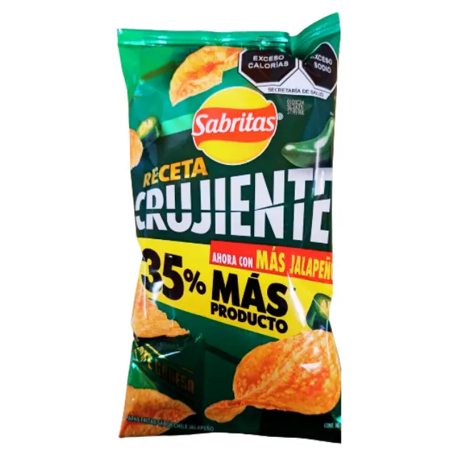 Sabritas Receta Crujiente Jalapeno