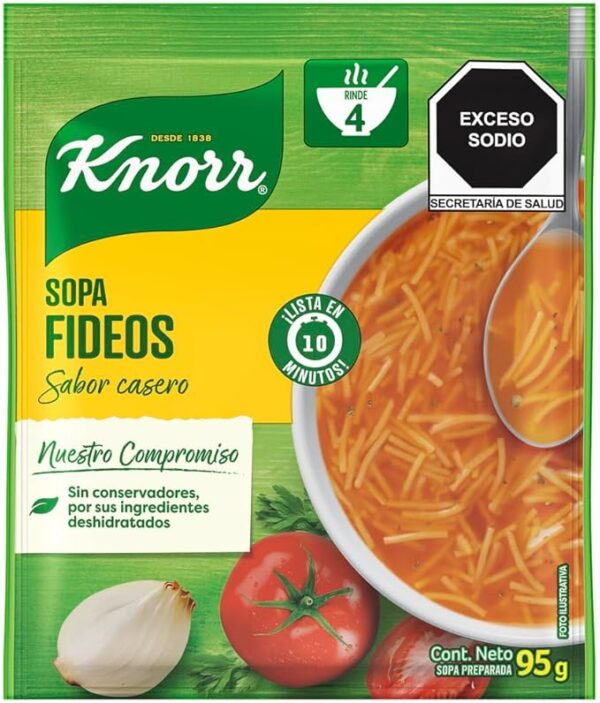 Knorr Sopa Instantanea Fideos