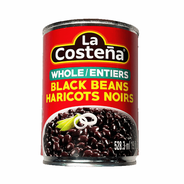 La Costena Whole Black Beans 19oz