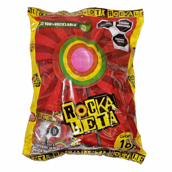Rockaleta Bolsa 18pcs 432g
