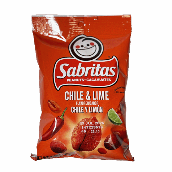 Sabritas Cacahuates Chile Limón 7oz