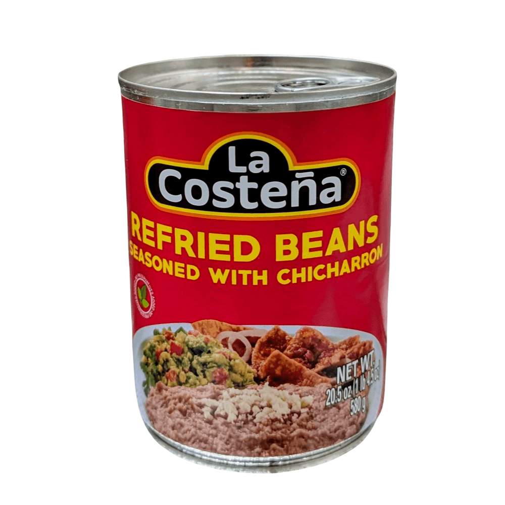 La Costeña Refried Beans with Chicharrón 20.5oz