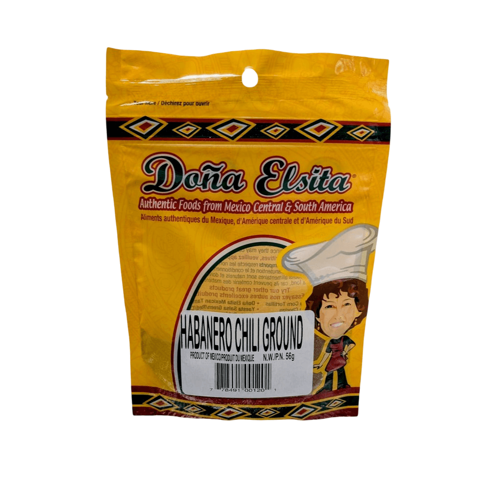 Chile Habanero Molido Dona Elsita 56g ground habanero chile for authentic Mexican cooking